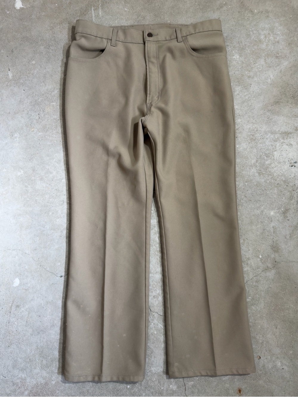 Vintage Levis Black Tab Beige Slacks 1980s 36 x 32